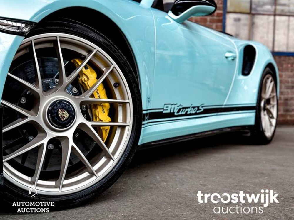 Porsche 911 Turbo S 3.8 TECHART 991.2 Facelift Carbon 581PS 2018 -Orig. EN- Cabriolet, RL-080-H