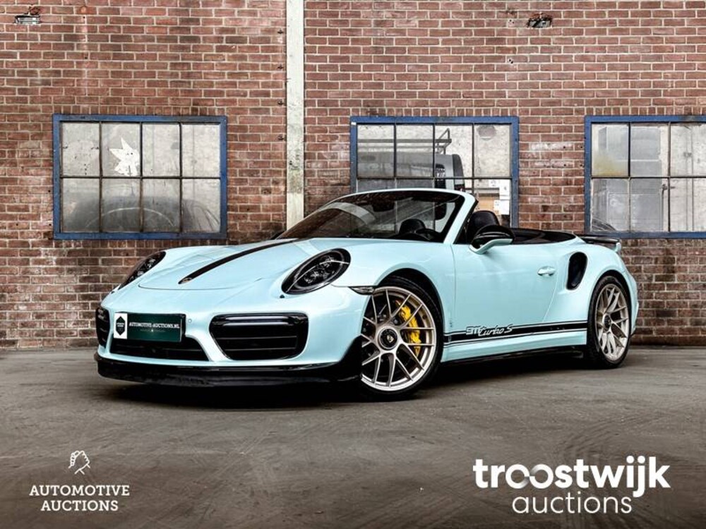 Porsche 911 Turbo S 3.8 TECHART 991.2 Facelift Carbon 581PS 2018 -Orig. EN- Cabriolet, RL-080-H
