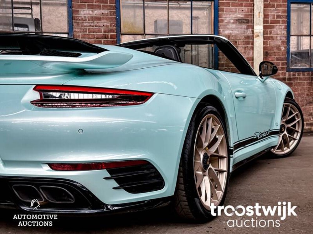 Porsche 911 Turbo S 3.8 TECHART 991.2 Facelift Carbon 581PS 2018 -Orig. EN- Cabriolet, RL-080-H