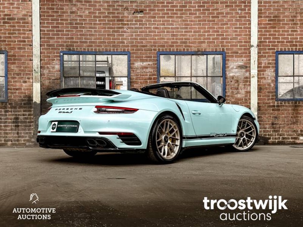 Porsche 911 Turbo S 3.8 TECHART 991.2 Facelift Carbon 581PS 2018 -Orig. EN- Cabriolet, RL-080-H
