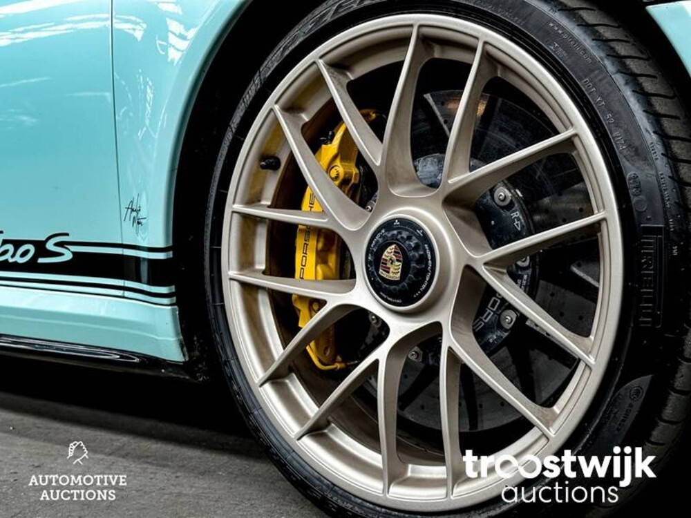 Porsche 911 Turbo S 3.8 TECHART 991.2 Facelift Carbon 581PS 2018 -Orig. EN- Cabriolet, RL-080-H