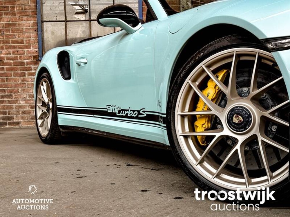 Porsche 911 Turbo S 3.8 TECHART 991.2 Facelift Carbon 581PS 2018 -Orig. EN- Cabriolet, RL-080-H