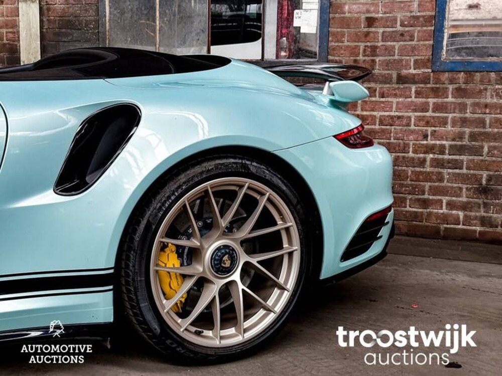 Porsche 911 Turbo S 3.8 TECHART 991.2 Facelift Carbon 581PS 2018 -Orig. EN- Cabriolet, RL-080-H