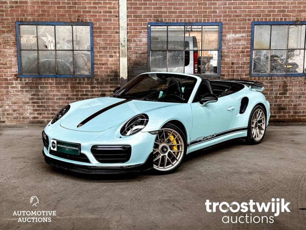 Porsche 911 Turbo S 3.8 TECHART 991.2 Facelift Carbon 581PS 2018 -Orig. EN- Cabriolet, RL-080-H