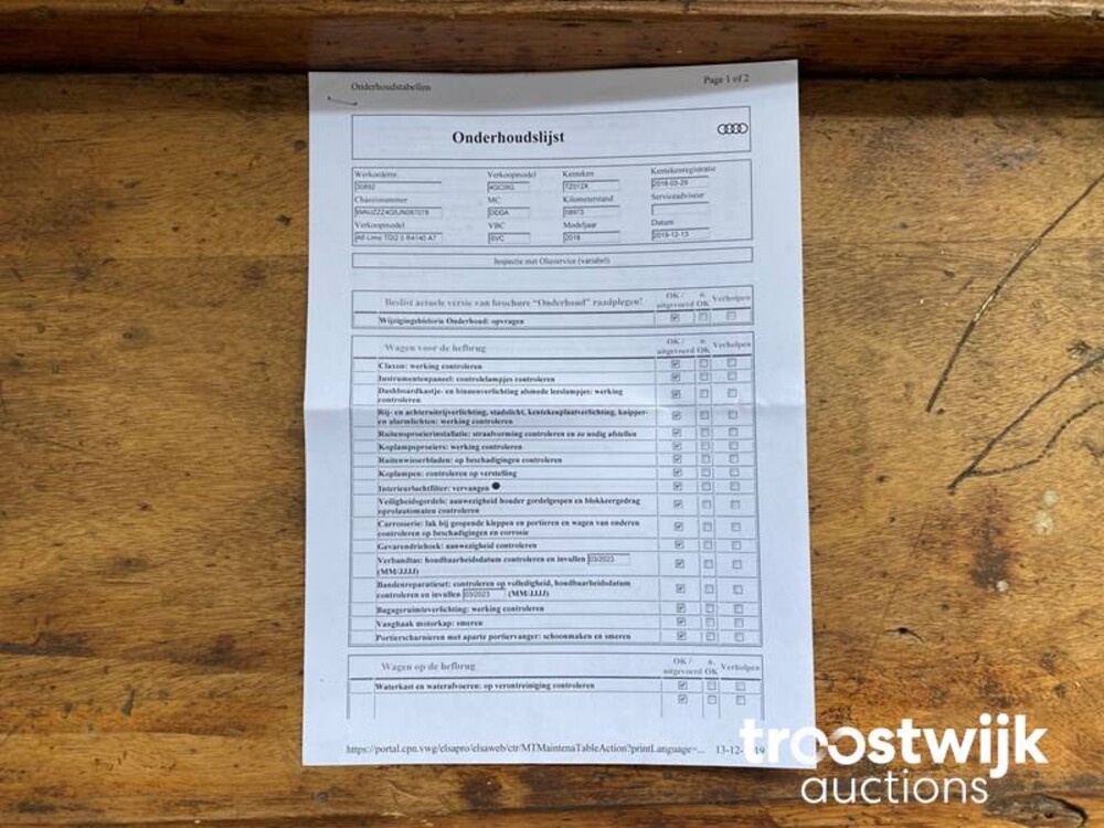 Audi A6 Limousine S-Line TDI 190PS 2018, TZ-012-X