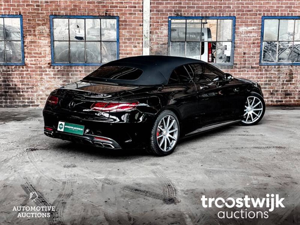 Mercedes-Benz S63 AMG 5.5 V8 4Matic  585 PS 2016 S-Klasse Cabriolet, KD-897-J