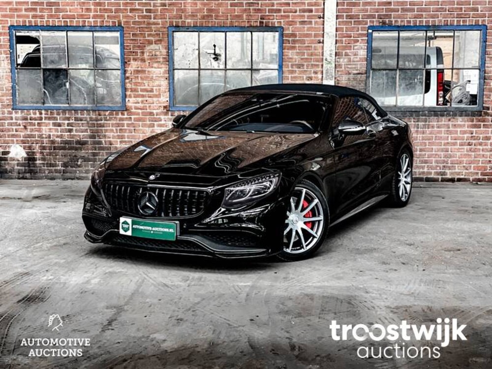 Mercedes-Benz S63 AMG 5.5 V8 4Matic  585hp 2016 S-Class Cabriolet, KD-897-J