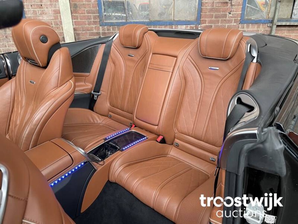 Mercedes-Benz S63 AMG 5.5 V8 4Matic  585 PS 2016 S-Klasse Cabriolet, KD-897-J