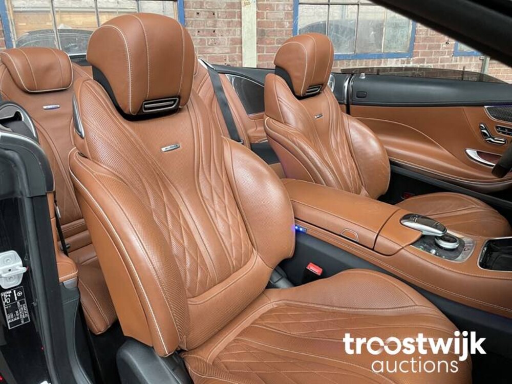 Mercedes-Benz S63 AMG 5.5 V8 4Matic  585 PS 2016 S-Klasse Cabriolet, KD-897-J