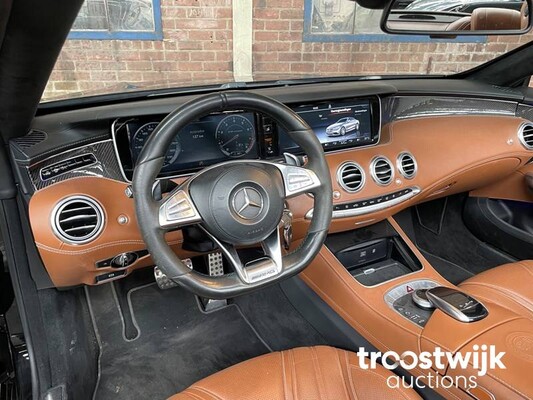 Mercedes-Benz S63 AMG 5.5 V8 4Matic  585pk 2016 S-Klasse Cabriolet, KD-897-J