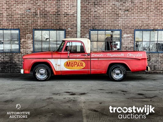 Dodge D100 Short Bed 7.2 V8 190pk 1960, BE-35-30