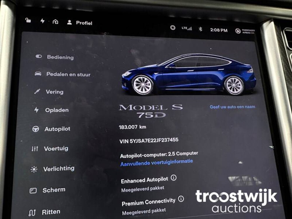 Tesla Model S 75D Base 333PS 2018 -Orig. NL-, RZ-795-K