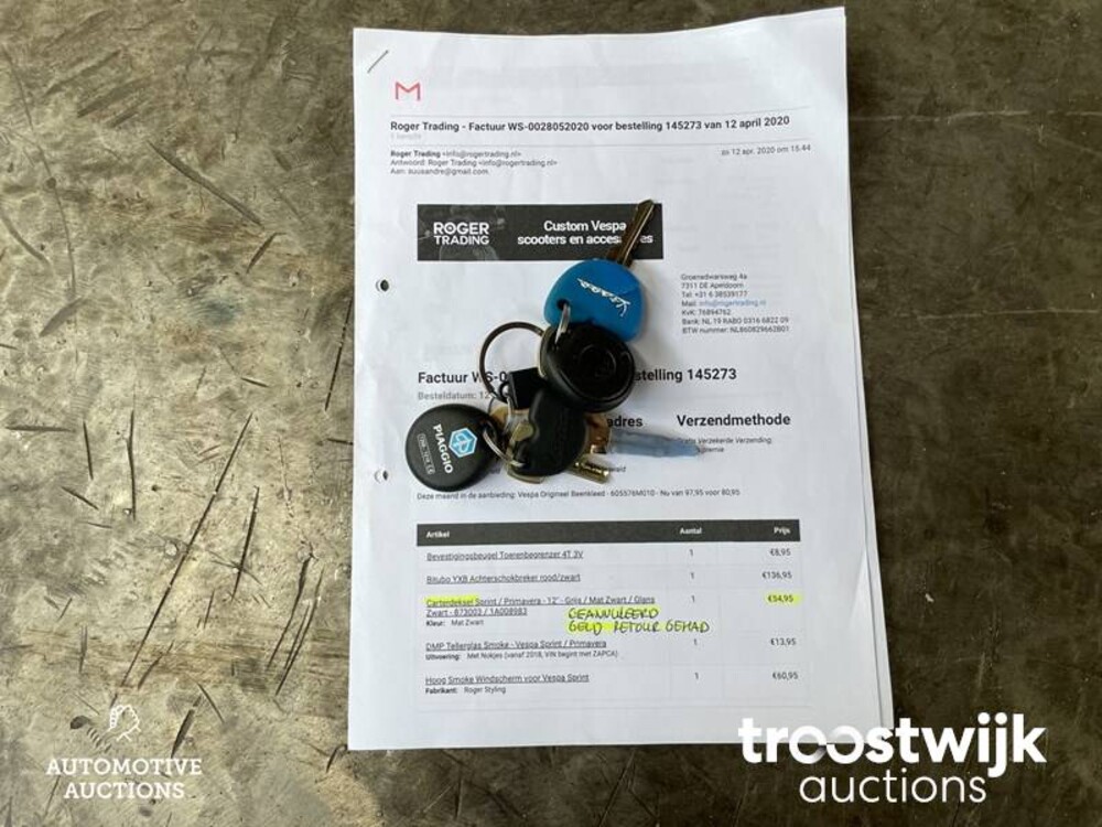 Vespa Sprint 4T iGet Euro5 2020, DZD-09-K