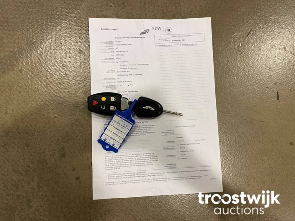 Aston Martin Vantage 4.3 V8 385pk 2008, G-225-SZ