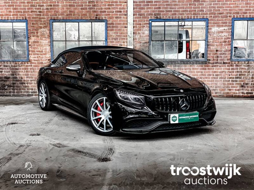 Mercedes-Benz S63 AMG 5.5 V8 4Matic  585pk 2016 S-Klasse Cabriolet, KD-897-J