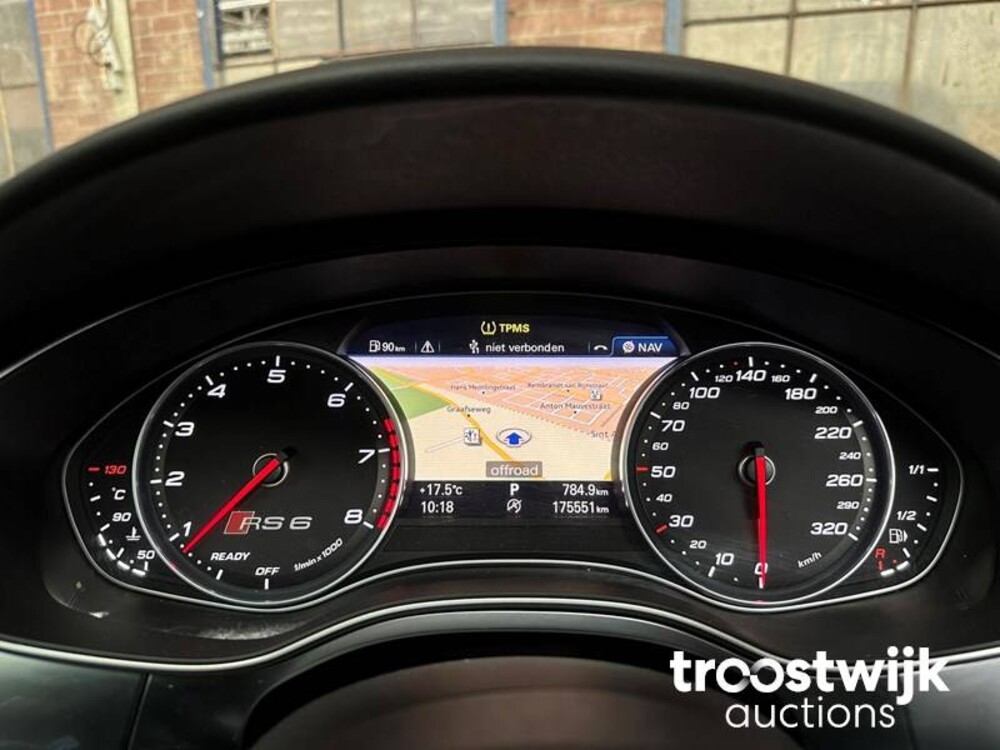 Audi RS6 Avant 4.0 V8 Quattro  Facelift Carbon 700pk Milltek 2015, GP-826-H