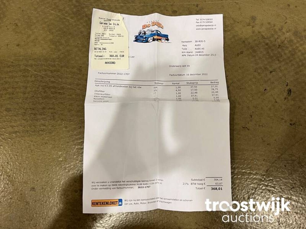 Audi A5 Coupé 2.0 TFSI Automaat 179PS 2010, 30-RJG-5