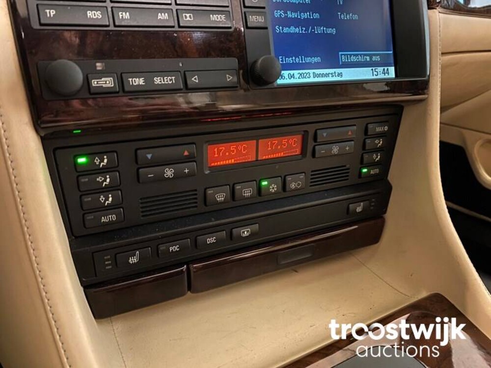 BMW 750i E32 5.4 V12 326PS 1999 -Orig. EN, 41-DL-JX