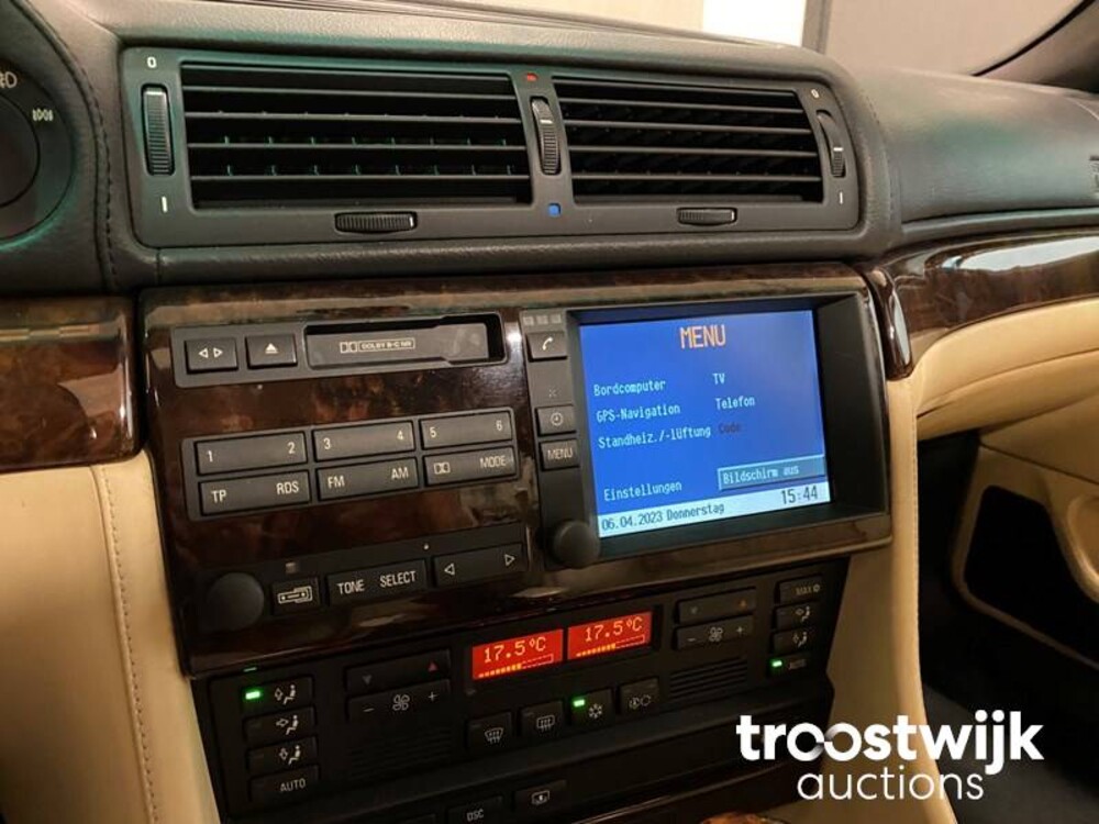 BMW 750i E32 5.4 V12 326PS 1999 -Orig. EN, 41-DL-JX