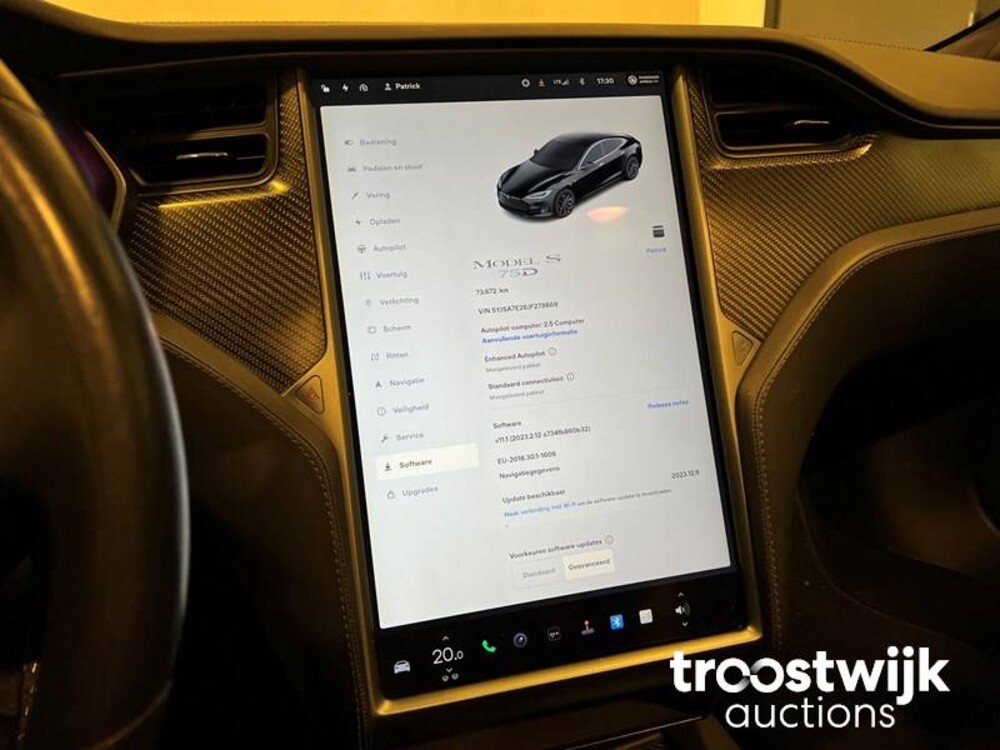 Tesla Model S 75D Base 333pk 2018 -Orig. NL-, TV-262-Z
