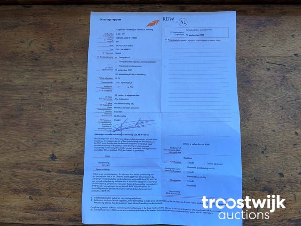 Mercedes-Benz GLC300 4Matic GLC-klasse 245pk 2017, L-004-RV