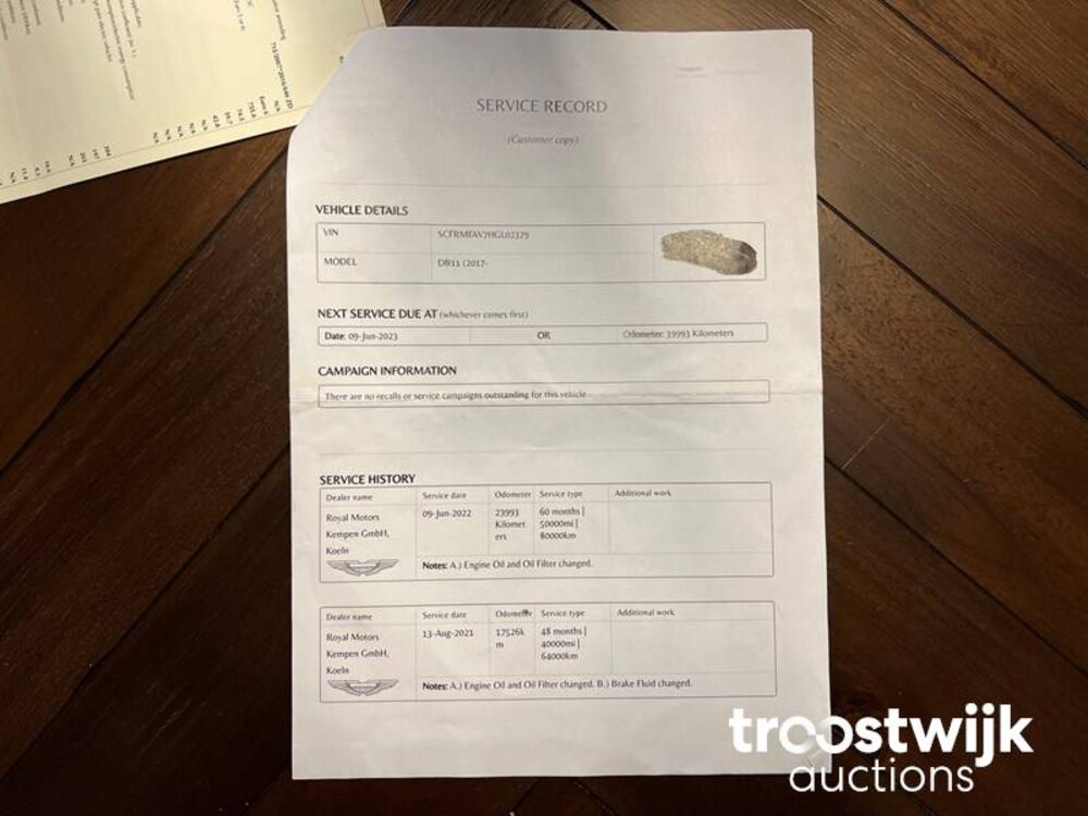 Aston Martin DB11 5.2 V12 Twin Turbo 609pk 2017