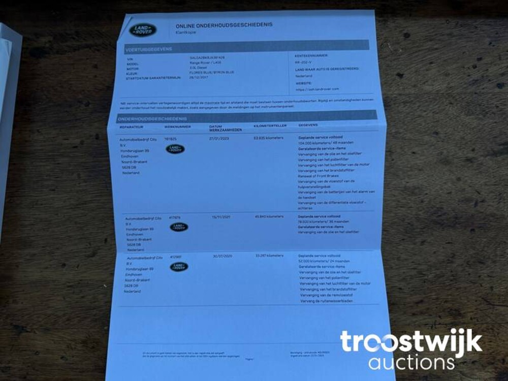 Land Rover Range Rover 3.0 TDV6 Autobiography Facelift 258pk 2018 -Orig. NL-, RR-202-V