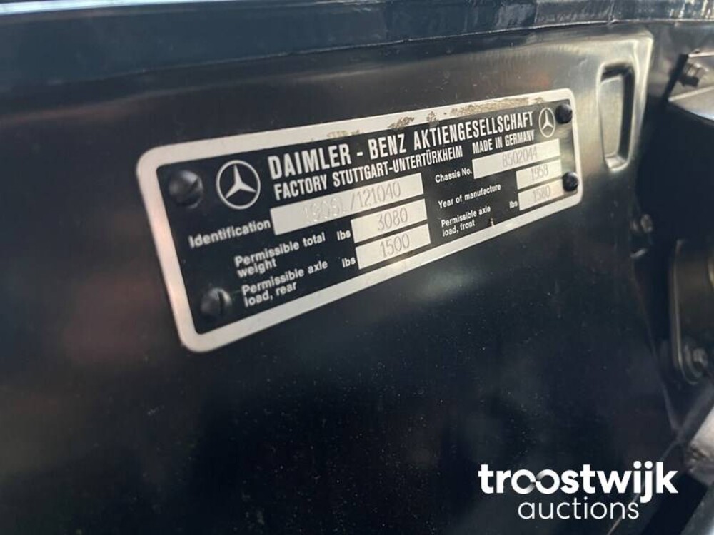 Mercedes-Benz 190SL 105pk 1958, AR-92-62