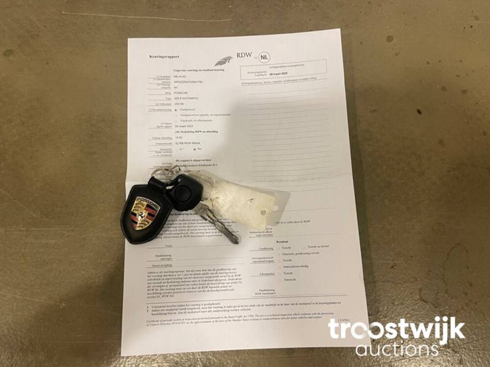 Porsche 928 S 4.7 Coupé 300 PS 1986, NB-JH-42