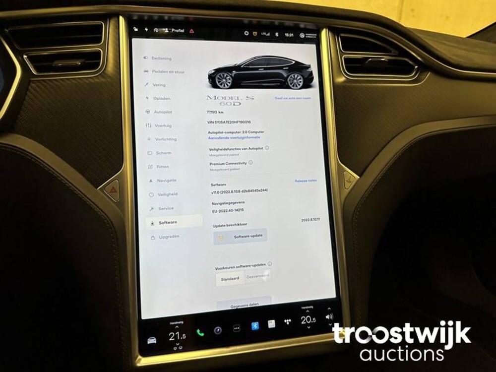 Tesla Model S 60D Base 334hp 2017 -Orig. NL-, PG-368-R