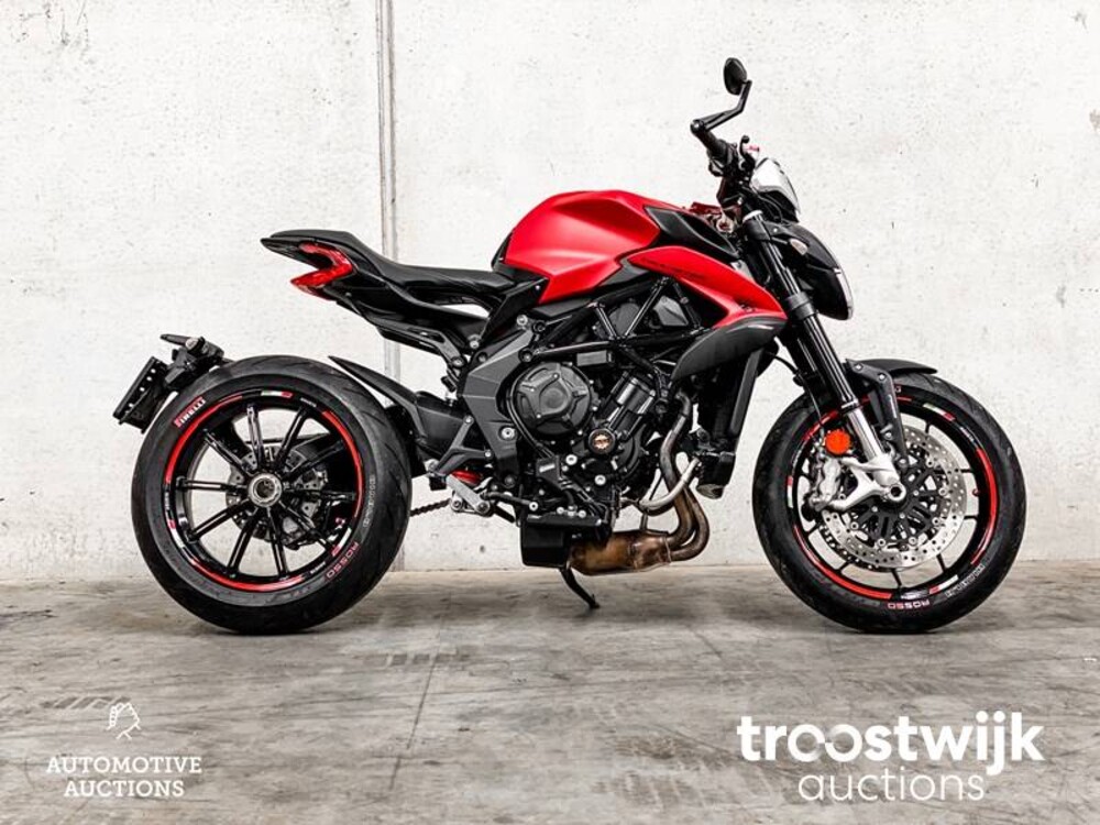 MV Agusta Rosso Dragster 798cc 110hp 2021 -Herstellergarantie-
