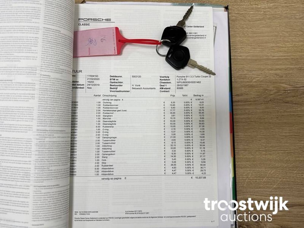 Porsche 911 930 Turbo Coupé 3.3 282pk 1987, 1-ZTX-52