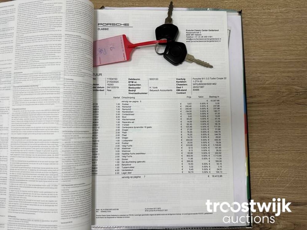 Porsche 911 930 Turbo Coupé 3.3 282pk 1987, 1-ZTX-52