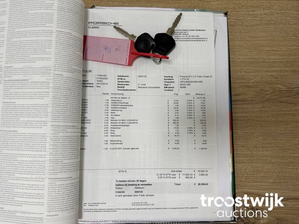 Porsche 911 930 Turbo Coupé 3.3 282pk 1987, 1-ZTX-52