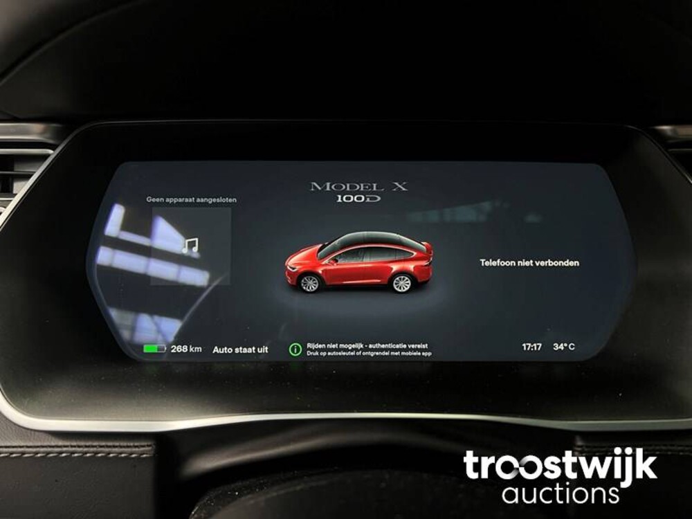 Tesla Model X 100D 6p. 417pk 2017 -Orig. NL-, PB-915-K