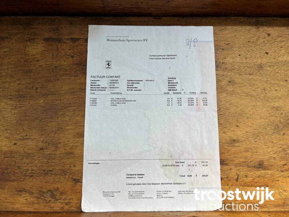 Ferrari 328 GTB 3200 Quattrovalvole 271pk 1989, 04-LXS-1