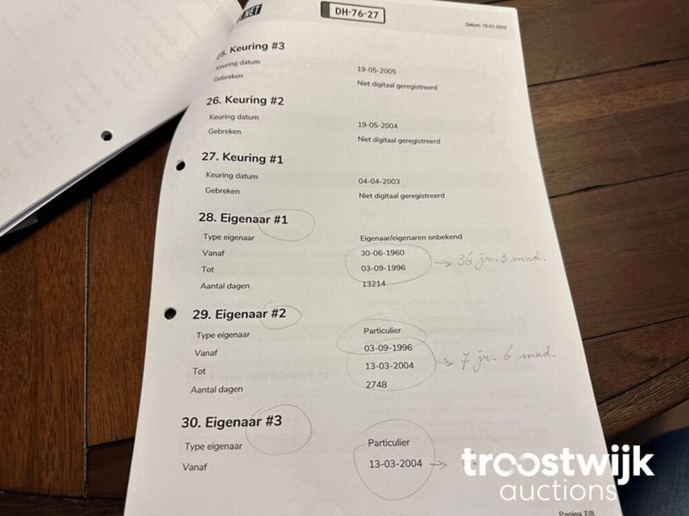 Austin Healey BN7 3000 MK 1 Cabriolet 125pk 1960, DH-76-27