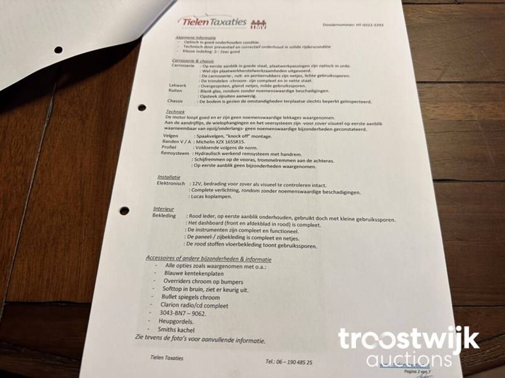 Austin Healey BN7 3000 MK 1 Cabriolet 125pk 1960, DH-76-27