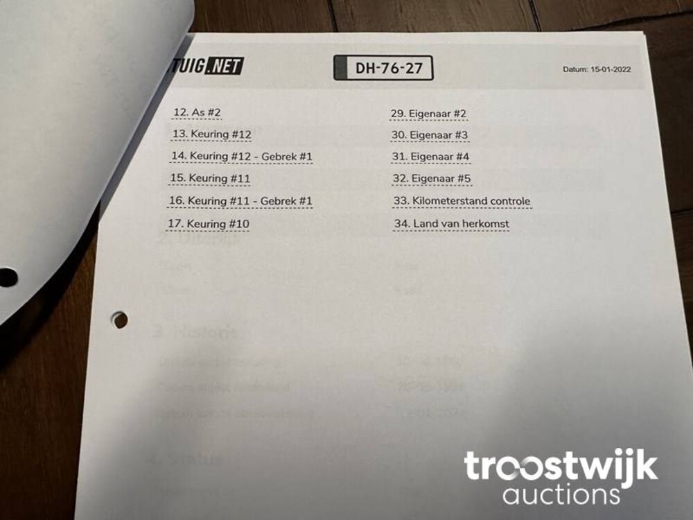Austin Healey BN7 3000 MK 1 Cabriolet 125pk 1960, DH-76-27