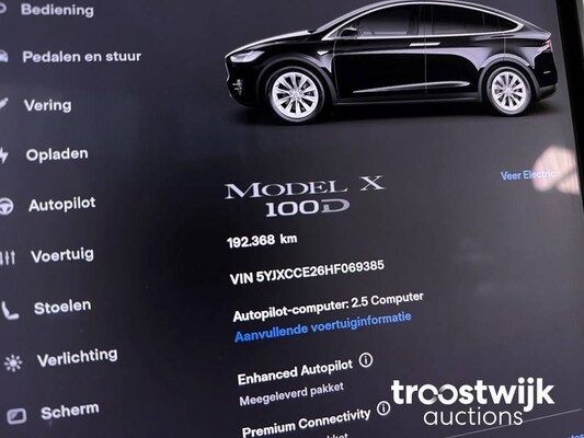 Tesla Model X 100D 6p. 417hp 2017 -Orig. NL-, RG-874-V