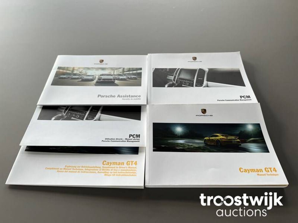 Porsche Cayman GT4 981 SportChrono 385hp 2016