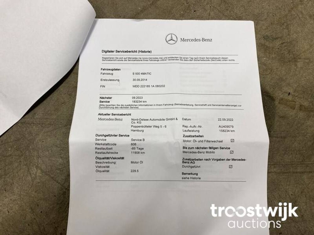 Mercedes-Benz S500 AMG 4.7 V8 4Matic Lang Prestige 455pk 2014 S-Klasse, S-497-VS