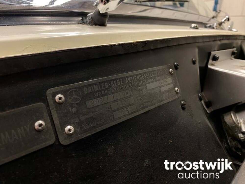 Mercedes-Benz 190 SL  105pk 1957 SL-Klasse, DL-19-32