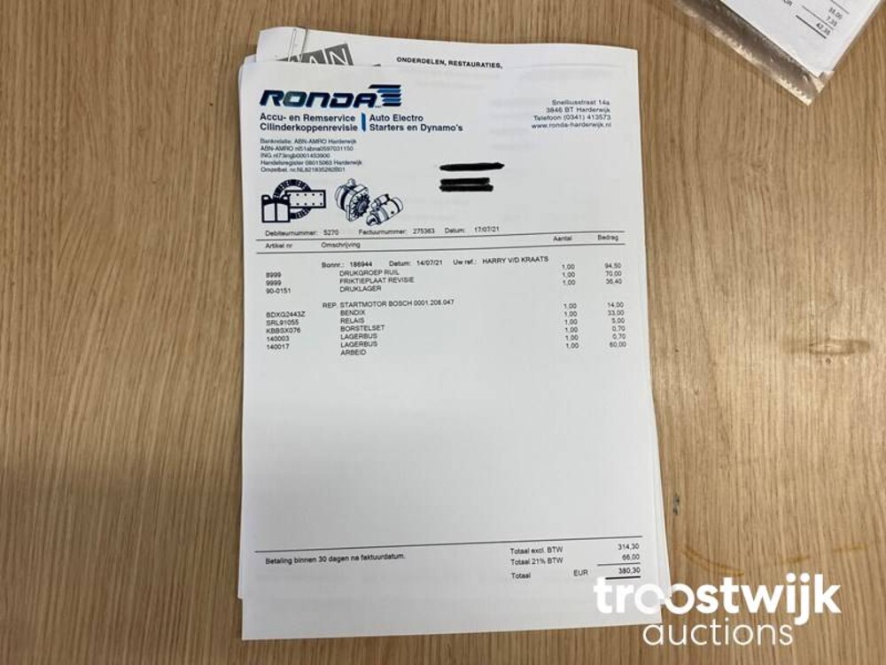 Mercedes-Benz 190 SL  105pk 1957 SL-Klasse, DL-19-32