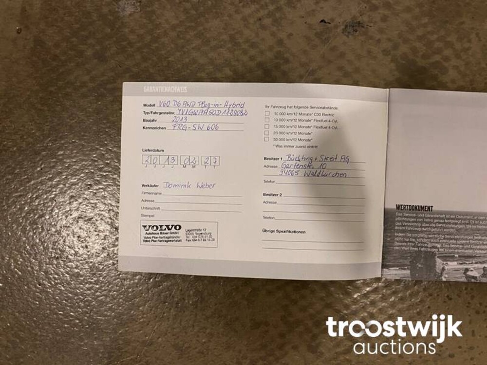 Volvo V60 2.4 D6 AWD Plug-In Hybrid Pure Limited 215pk 2013, JV-470-T