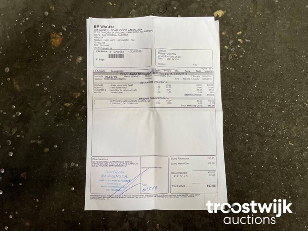 Bentley Continental GTC 6.0 W12 560PS 2007, 09-TPX-5