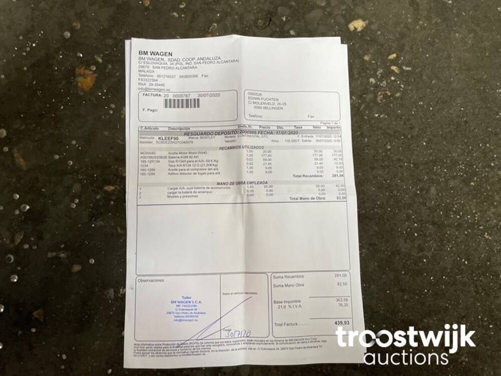 Bentley Continental GTC 6.0 W12 560PS 2007, 09-TPX-5