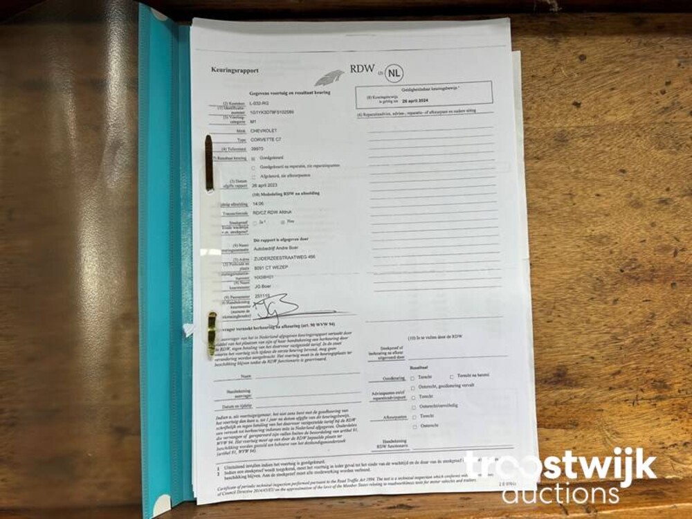 Chevrolet Corvette C7 Convertible 6.2 V8 Stingray 466PS 2015, L-032-RG