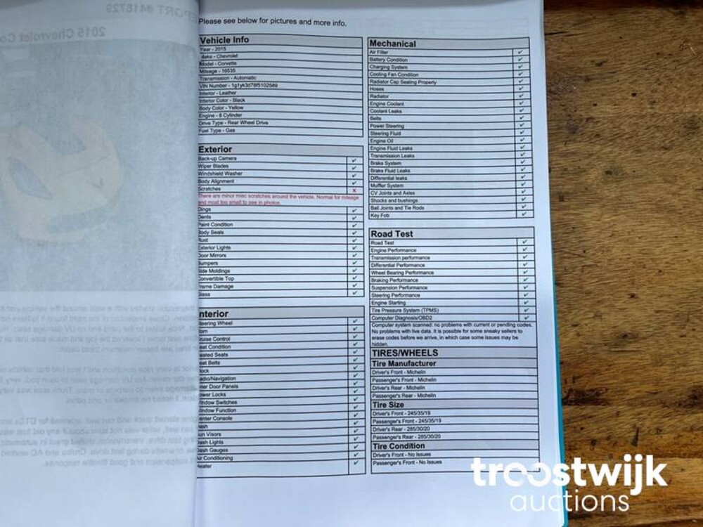 Chevrolet Corvette C7 Convertible 6.2 V8 Stingray 466PS 2015, L-032-RG