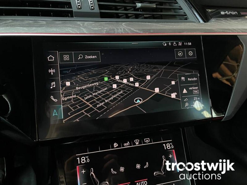Audi e-tron 55 Sport Quattro Advanced Pro Line Plus 95 kWh 2018, K-877 FERNSEHER